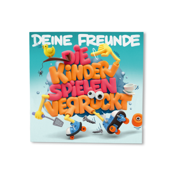 Die Kinder spielen verrückt